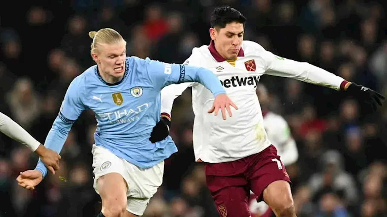 Error de Álvarez Ayuda al Manchester City a Golear al West Ham