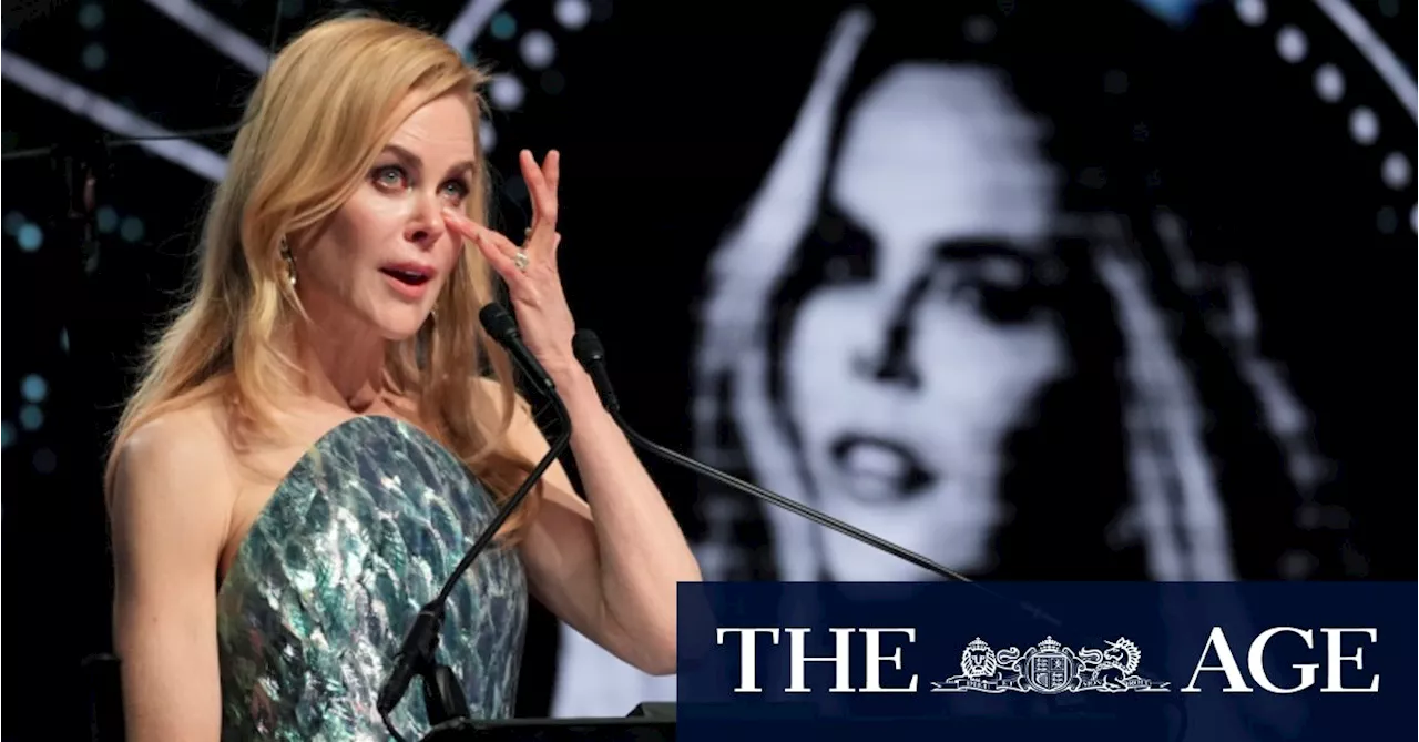 Nicole Kidman Dedicates Palm Springs Film Festival Award to Late Mother