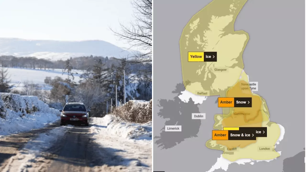 Met Office Issues Amber Snow and Ice Warning for England and Wales