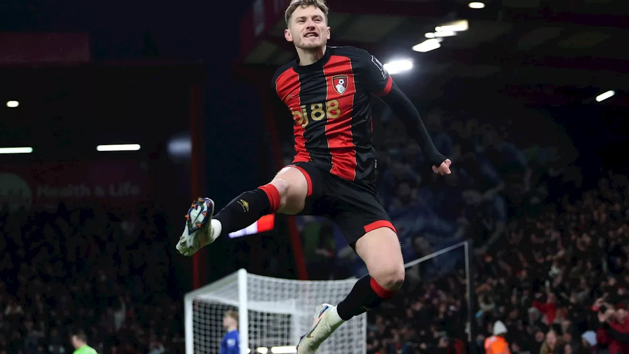 Brooks' Wonder Goal Gives Bournemouth Victory Over Struggling Everton