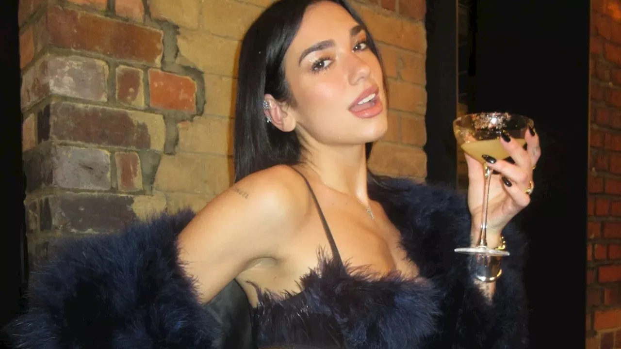 Dua Lipa Shows Off Huge Diamond Engagement Ring While Ringing in 2025