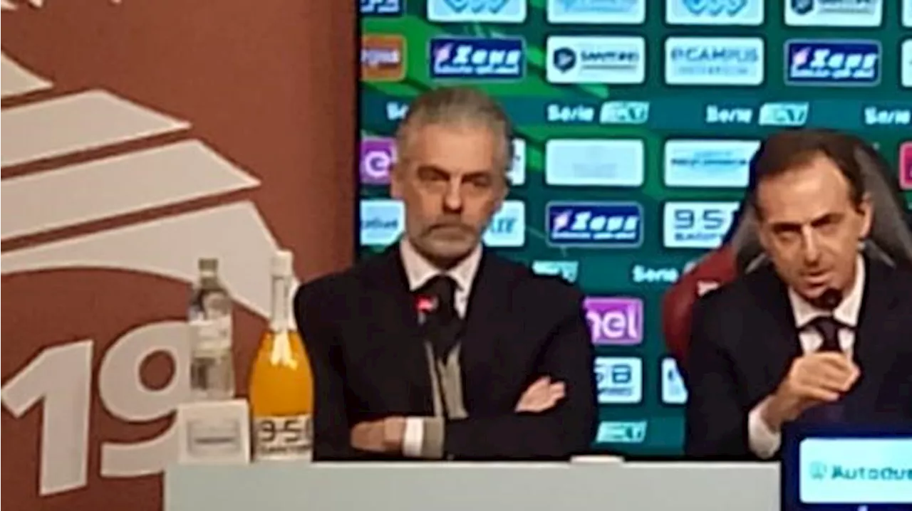 Salernitana, Valentini: 'Interverremo sul mercato, ma non dico il budget. E no rivoluzione'