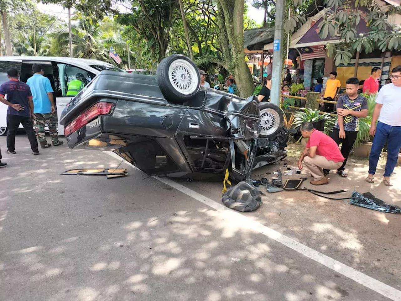 Elderly Man Dies in Two-Vehicle Accident in Kluang