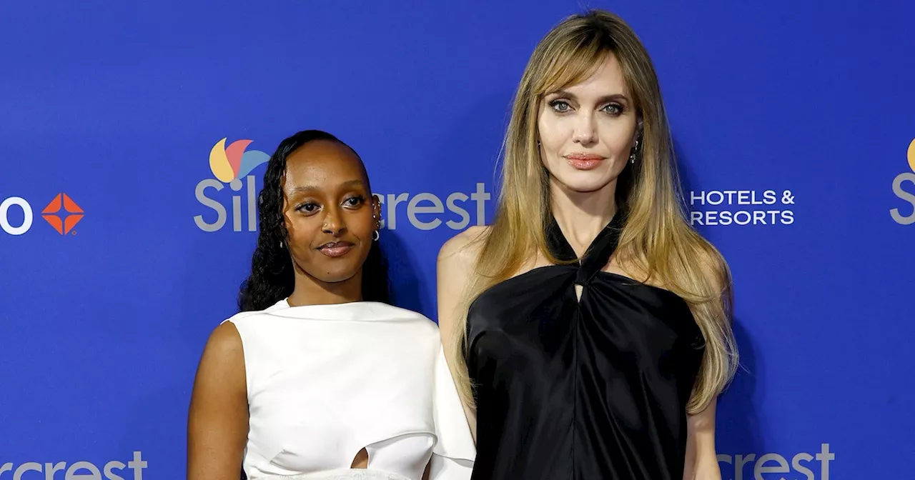 Angelina Jolie and Zahara Make Red Carpet Appearance at Palm Springs Film Awards