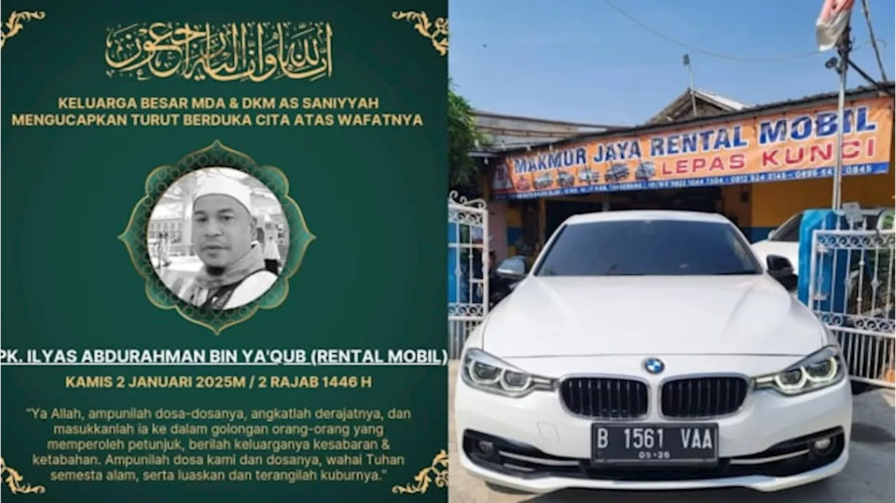 Pemilik Rental Mobil Makmur Jaya Tewas D ditembak Komplotan