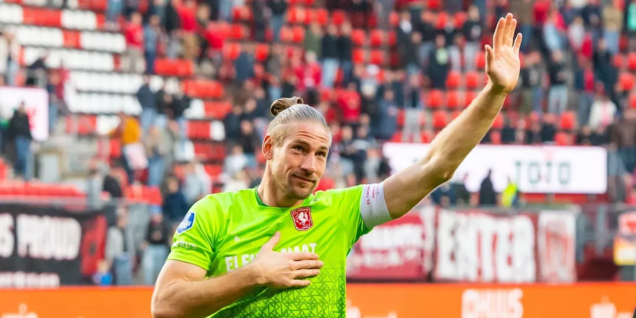 Twente traint op veld van doelman Unnerstall