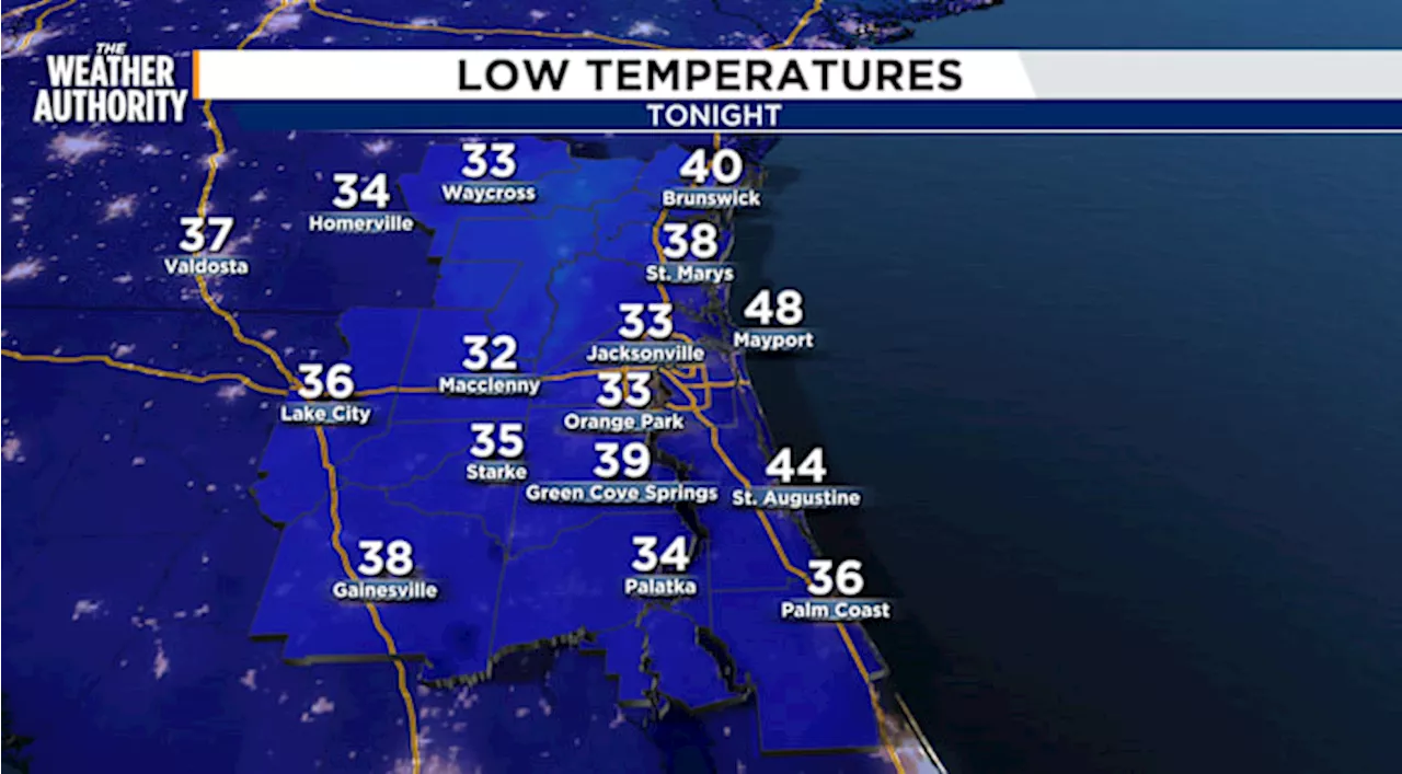 Freeze Warning Issued for Southeast Georgia and Northeast Florida