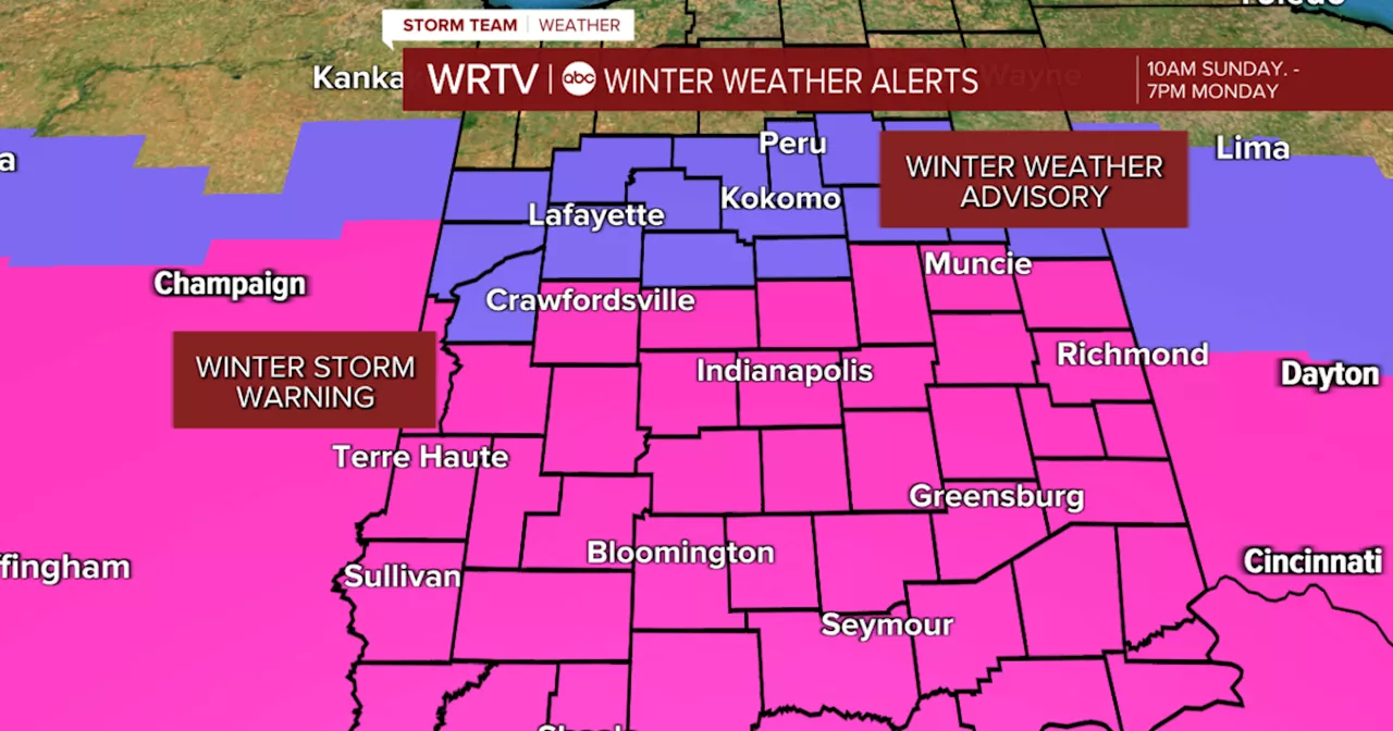 Heavy Snow Expected Across Central Indiana