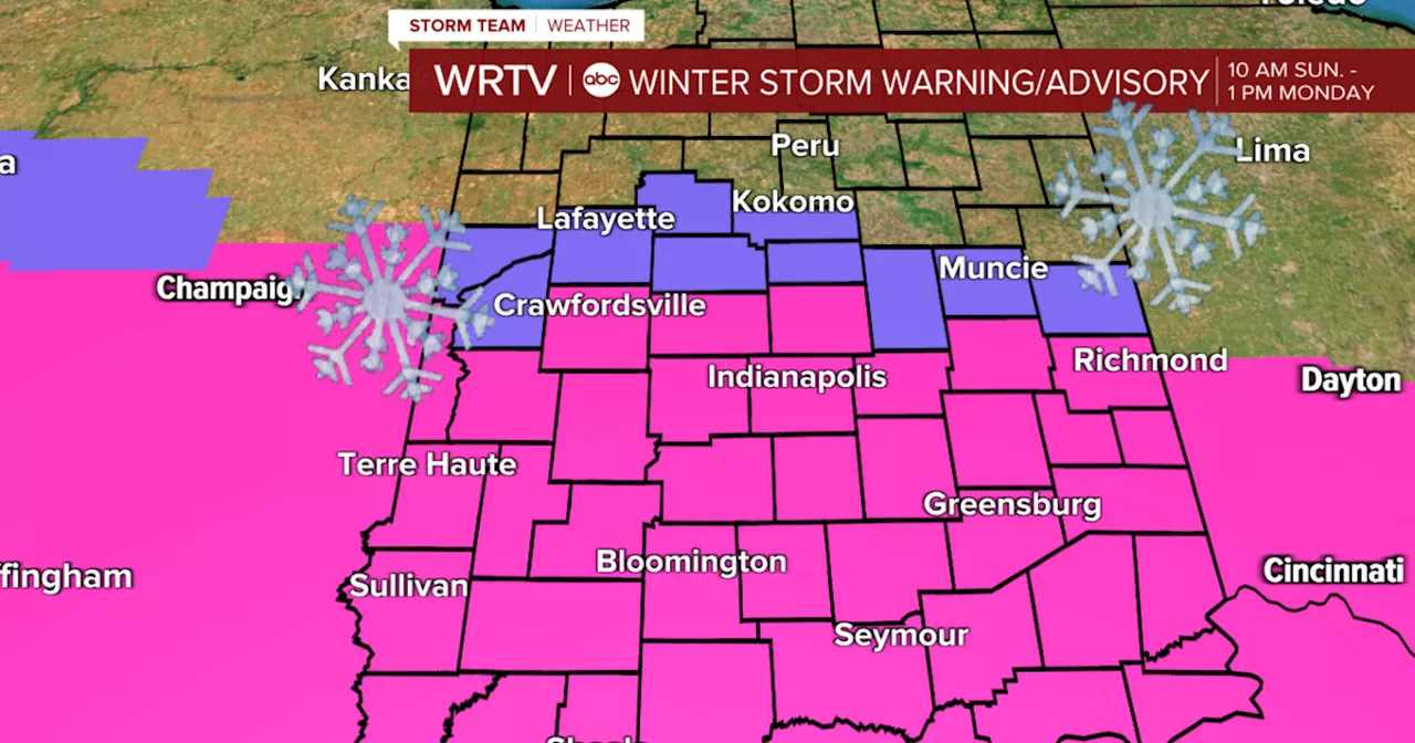 Heavy Winter Storm to Impact Area Sunday