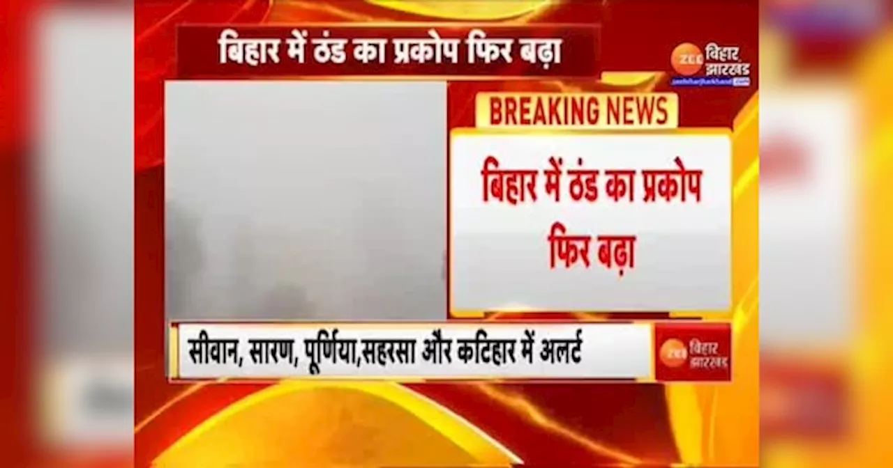 Bihar Weather Update: बिहार में बढ़ता ही जा रहा ठंड का प्रकोप, मौसम विभाग का अलर्ट जारी