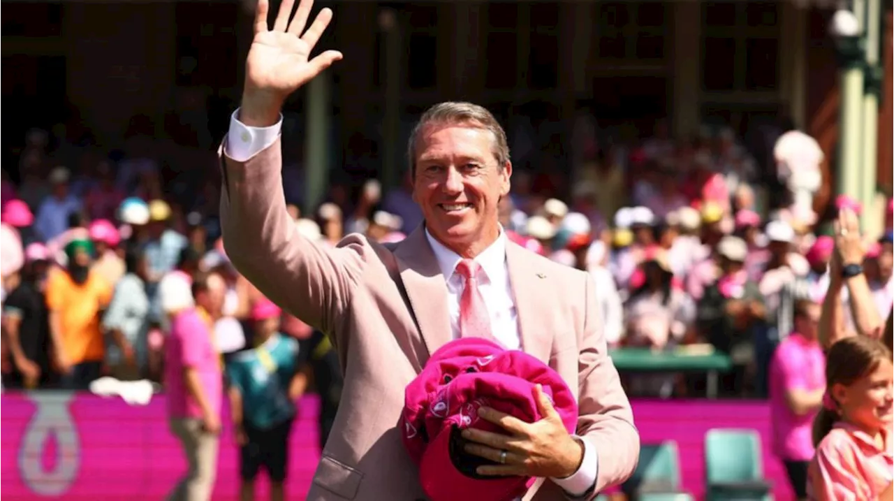 Indian Fans Cheer for McGrath Foundation at Pink Test