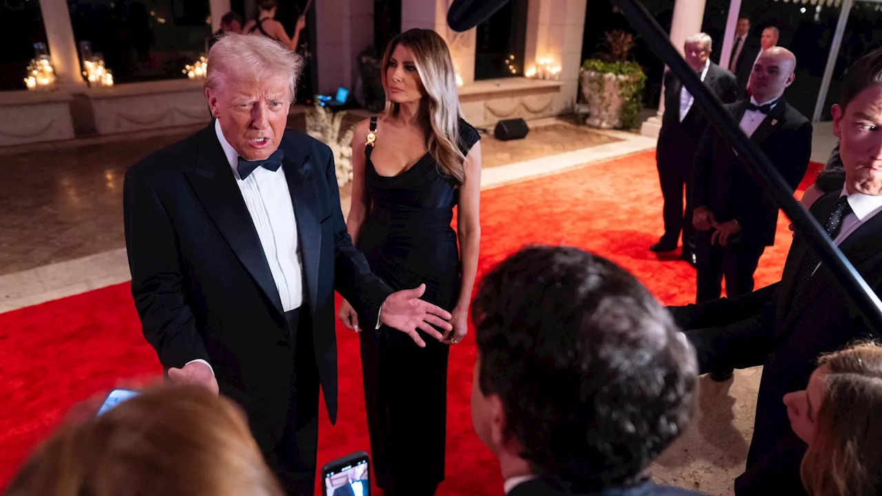 Trump appears with Italian Prime Minister Meloni at his Florida club