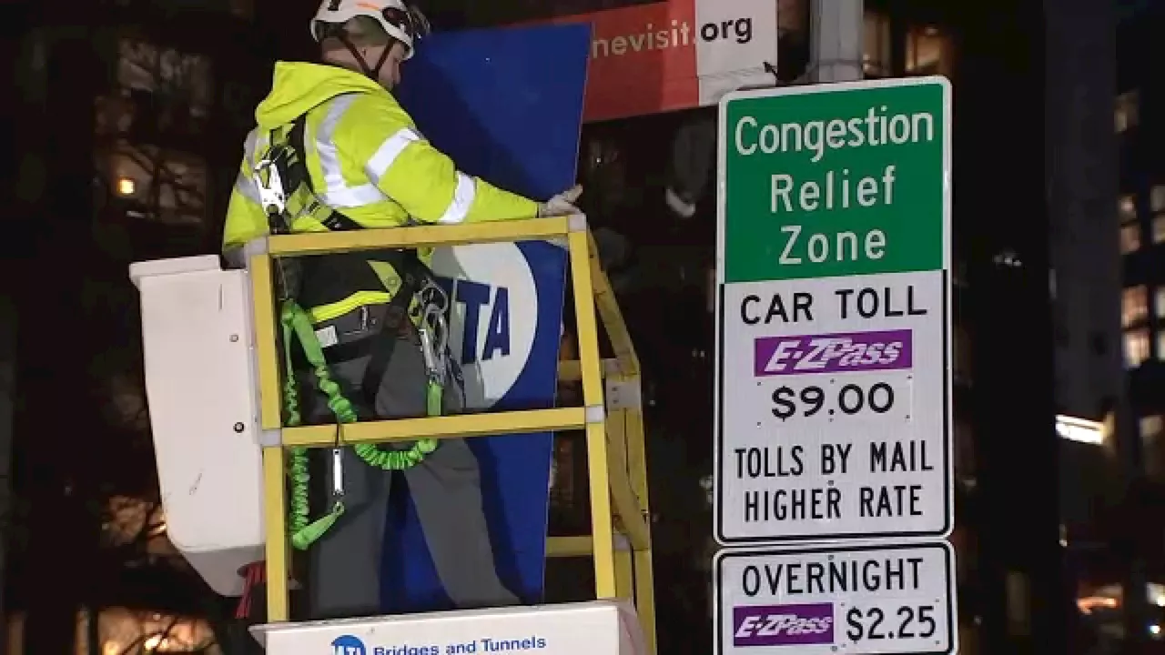 New congestion pricing toll begins in New York City