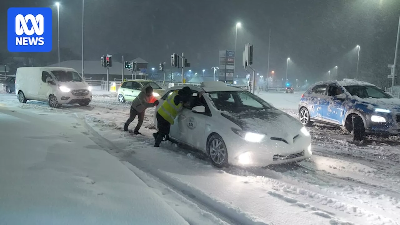 Widespread Disruptions as Heavy Snow and Freezing Rain Paralyze UK and Europe