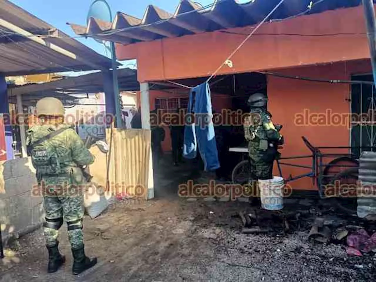 Aseguran arma de fuego, cartuchos y cargadores en localidad de Hueyapan de Ocampo