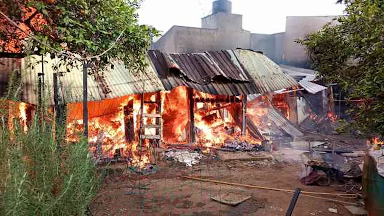 Incendio en vivienda de Xalapa