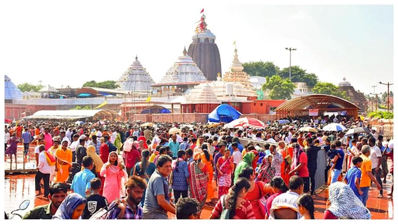 पुरी के जगन्नाथ मंदिर पर ड्रोन देखा गया, हड़कंप