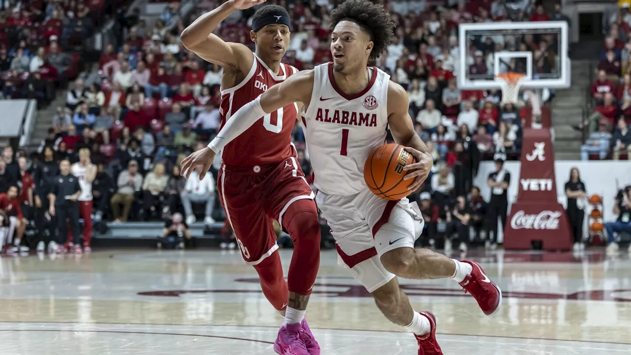 Mark Sears scores 22 to lift No. 5 Alabama to 107-79 rout of No. 12 Oklahoma