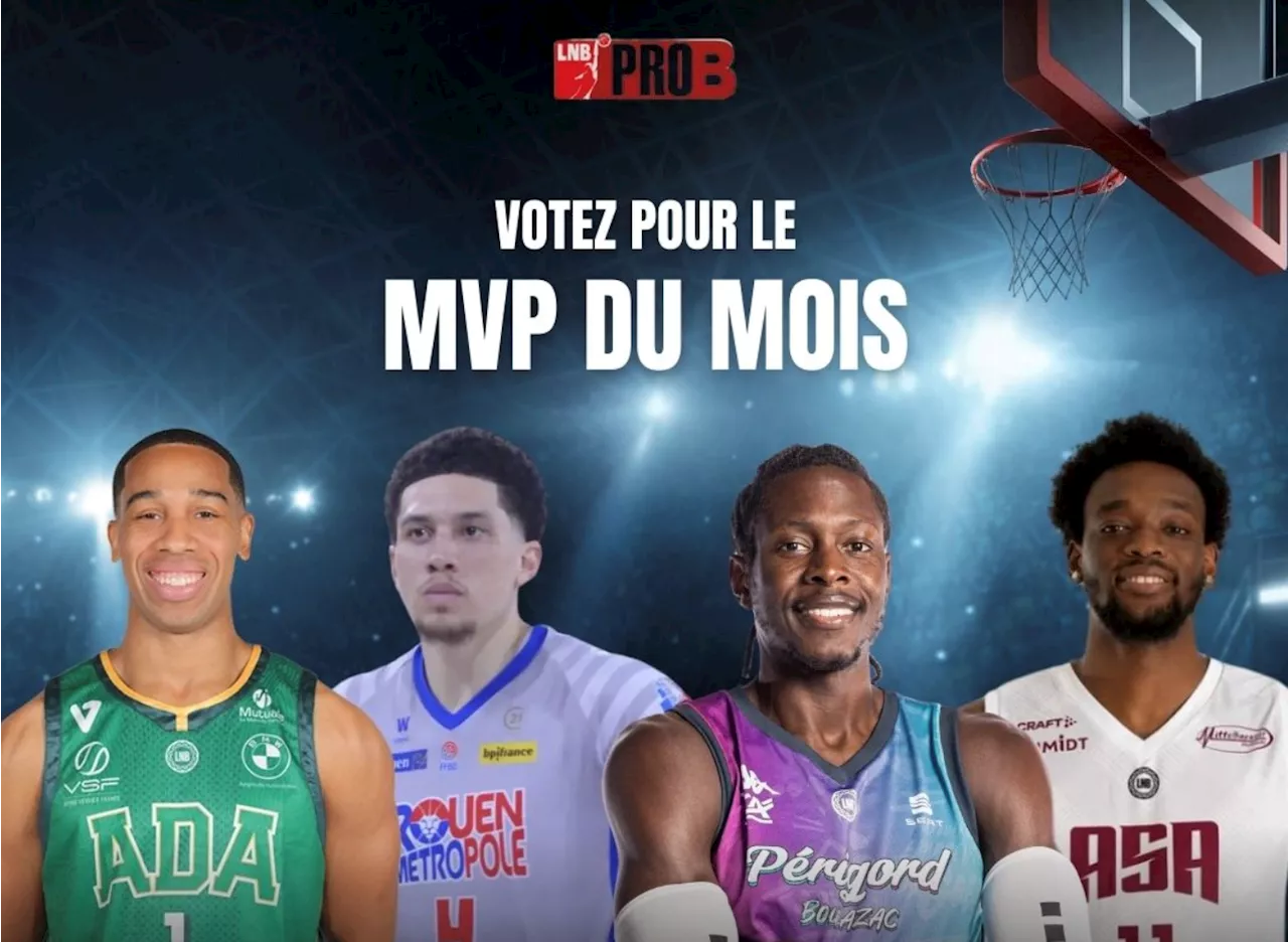 Nadolny, Bogues, Chambers et Krubally ; Qui est le MVP de Pro B en décembre 2024 ?