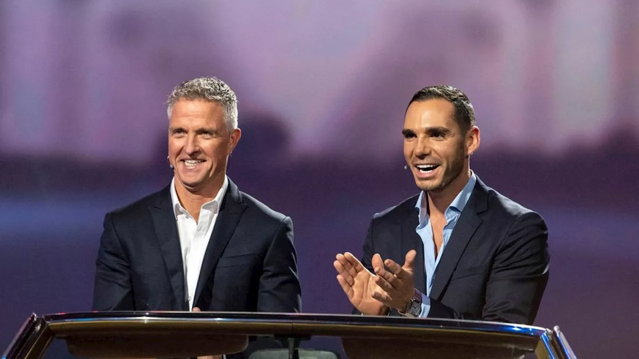 Ralf Schumacher und Étienne Bousquet-Cassagne bei TV-Premiere