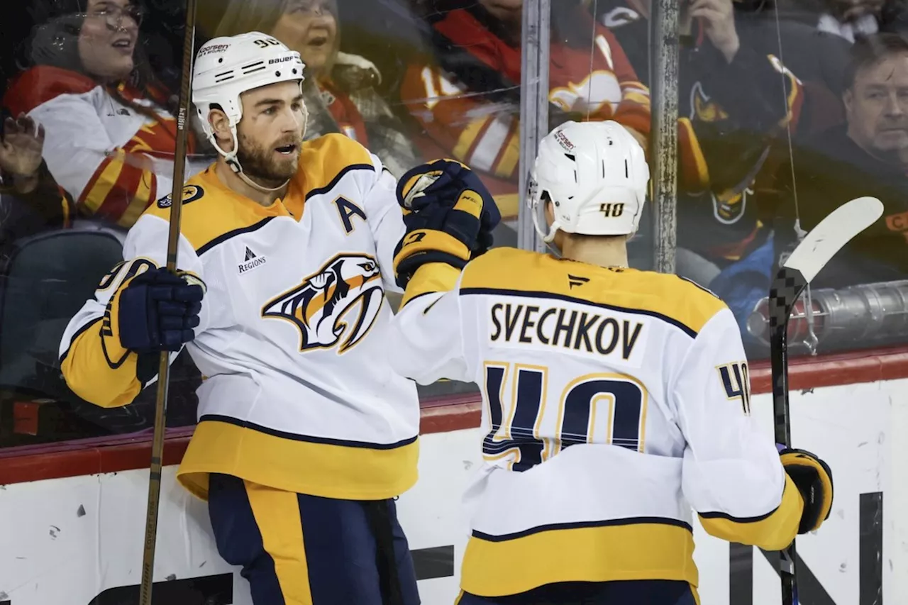 O'Reilly's Hat Trick Leads Predators Past Flames