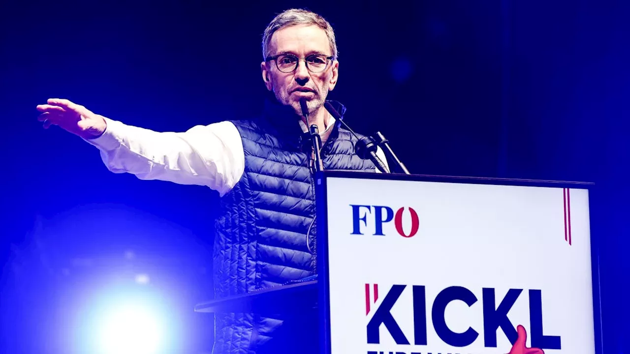 Österreich: FPÖ-Chef Kickl könnte neuer Kanzler werden