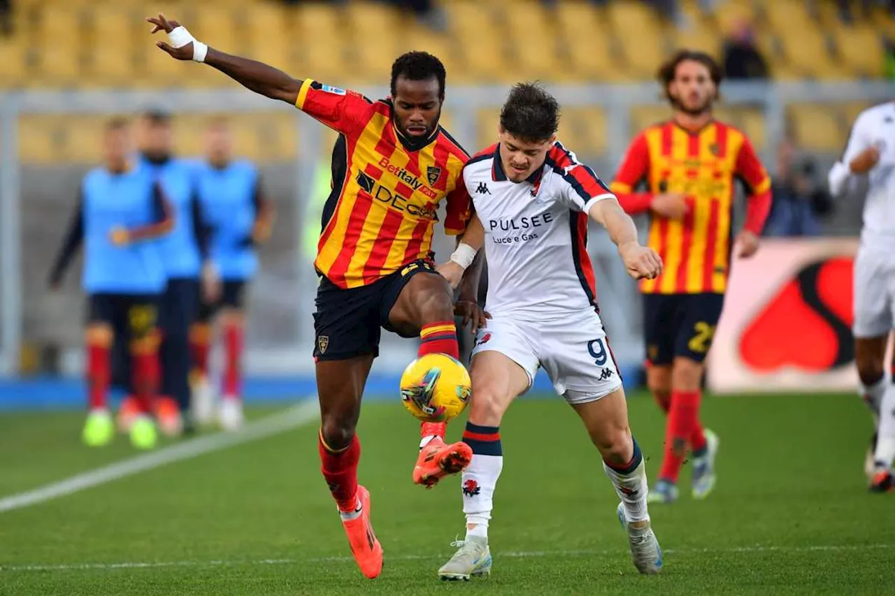 Lecce-Genoa 0-0: Partita Nulla Per Squadre In Zona Basso Classifica