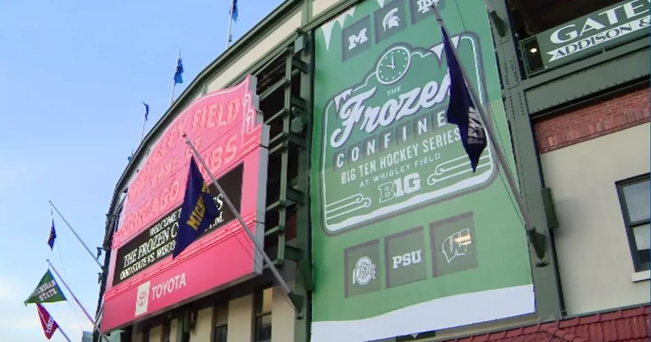 Frozen Confines: College Hockey Takes Over Wrigley Field