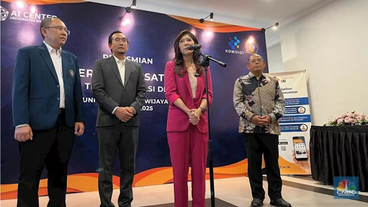 Kominfo Peresmi AI Center Universitas Brawijaya, Target 1 Juta Talenta Digital