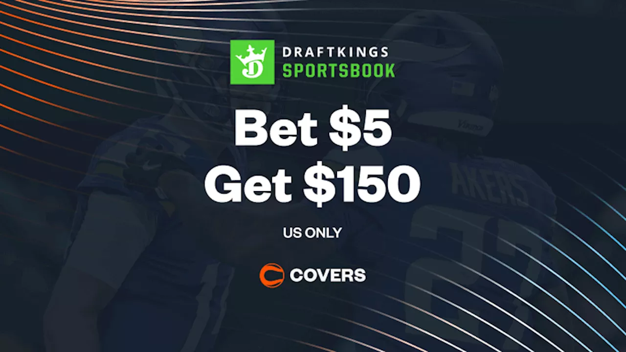 DraftKings Promo Code: Bet $5, Get $150 in Bonus Bets for Vikings vs. Lions Game