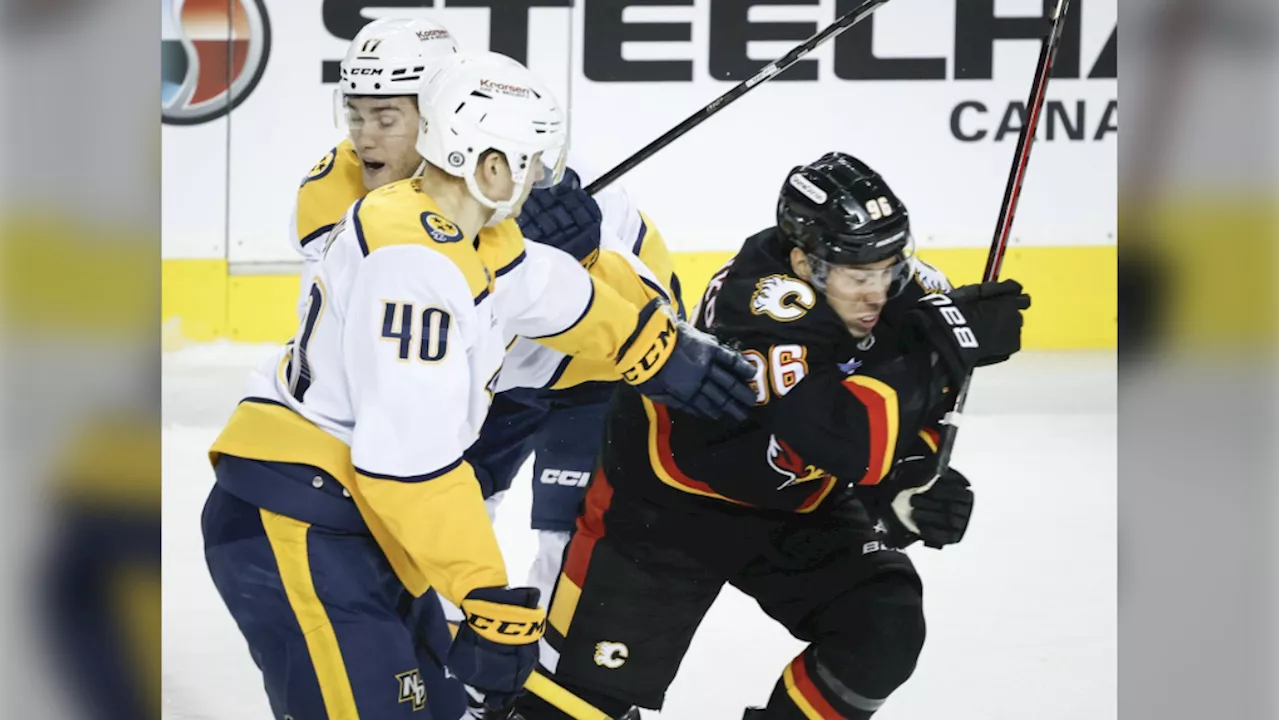 Kuzmenko's Penalties Doom Flames in 4-1 Loss to Predators