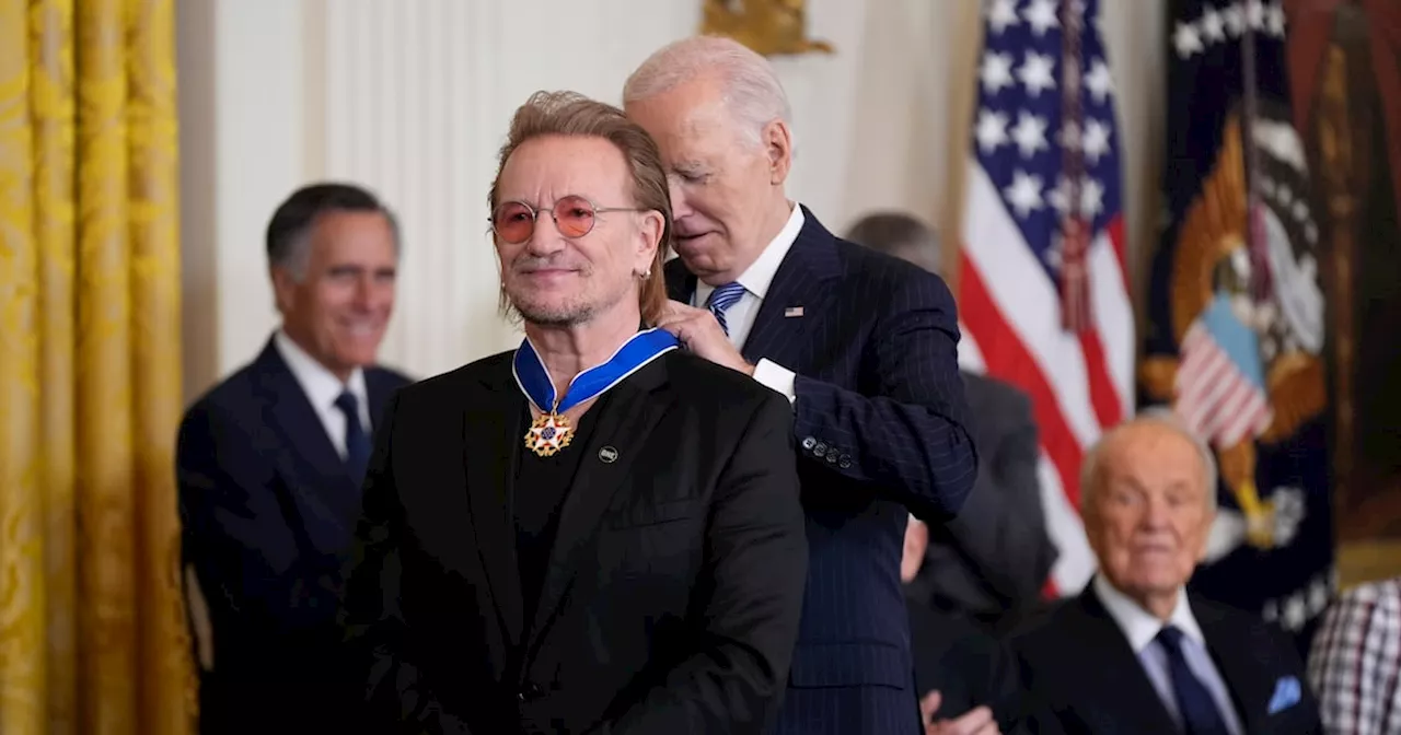 Bono, Denzel Washington og Jane Goodall mottar Presidentens frihetsmedalje