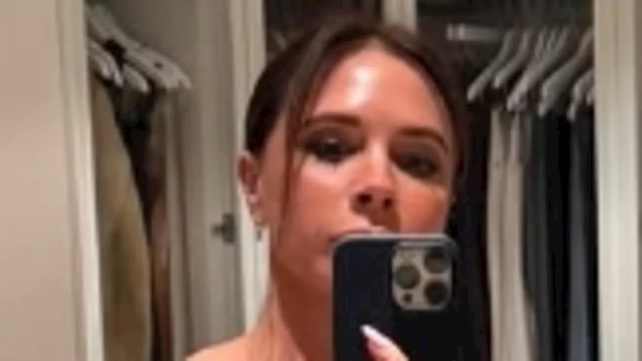 Victoria Beckham Stuns in 1997-Inspired Corset and Trousers for Miami Night Out