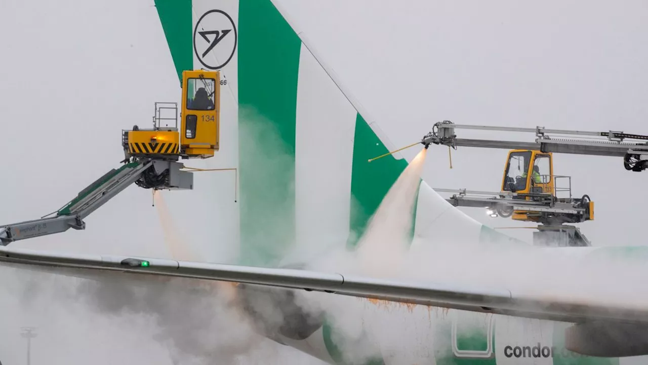 Winterwetter verursacht Verkehrs- und Flugbetriebsstörungen