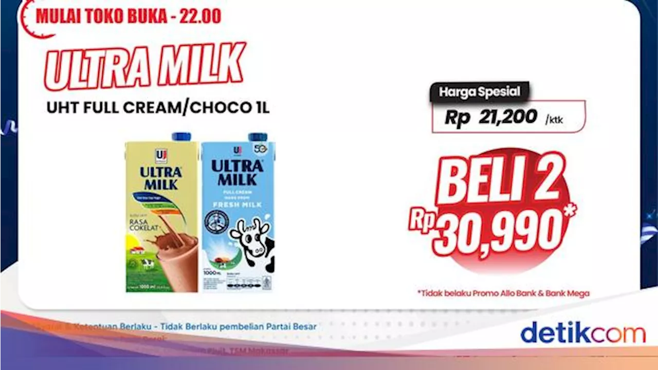 Transmart Full Day Sale: Diskon Besar-Besaran untuk Susu UHT dan Produk Lainnya