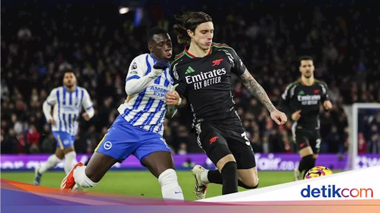 Arsenal Ditahan Imbang Brighton 1-1