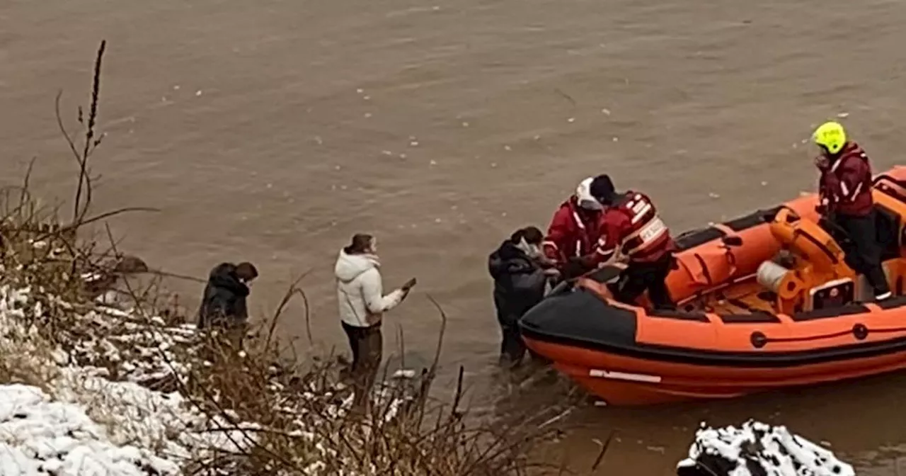 Four Girls Rescued After Landslide Trapped Them on River Mersey Bank