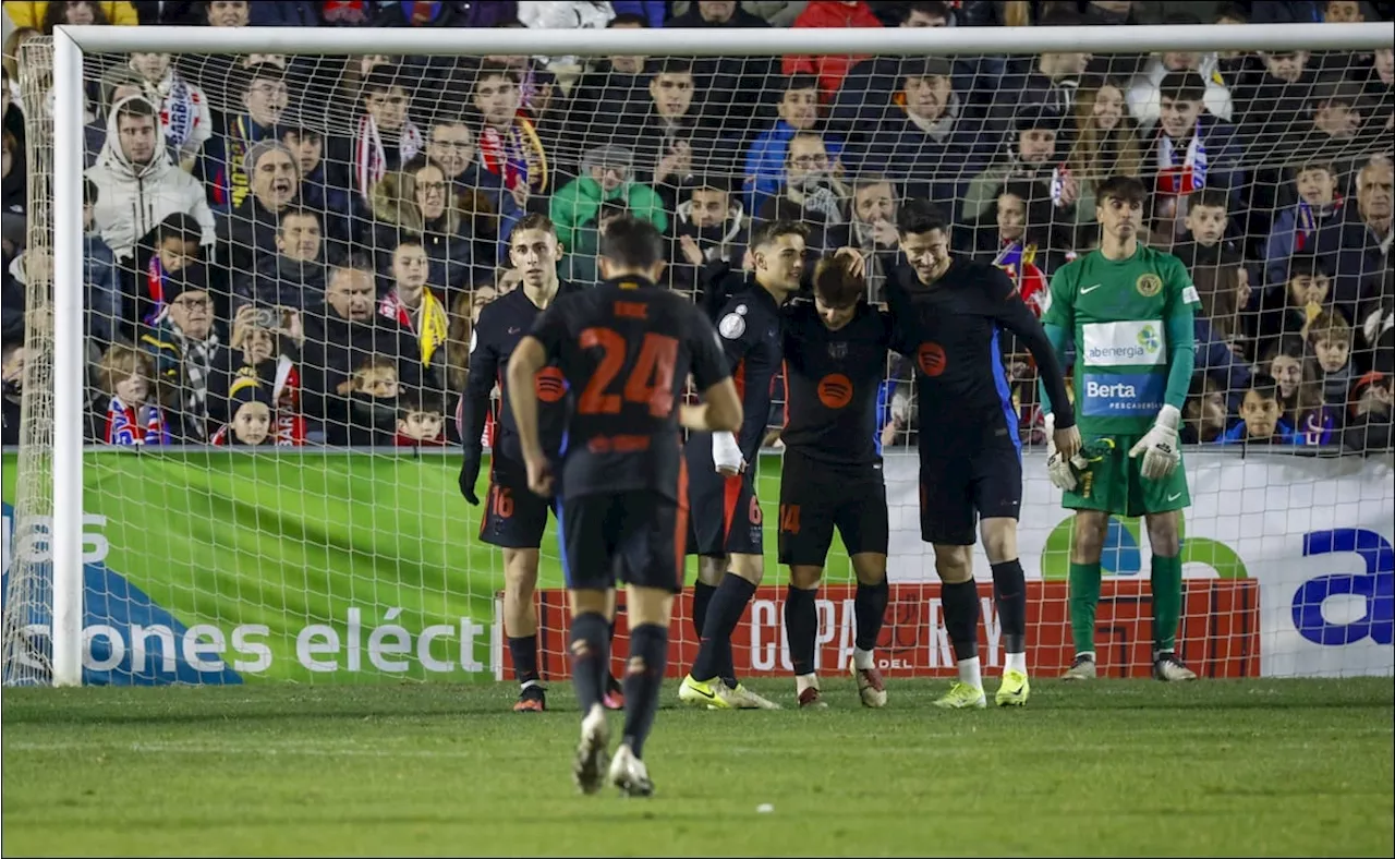 Barcelona gana, gusta y golea en la Copa del Rey