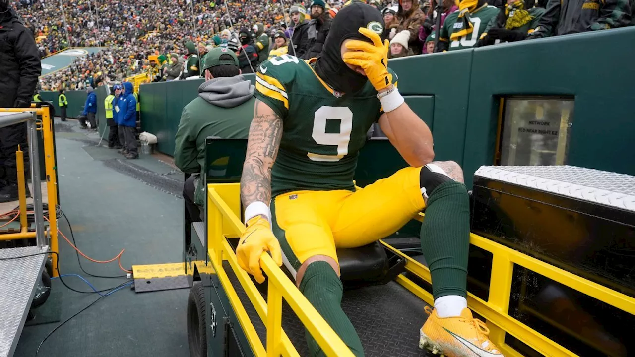 Packers Receiver Watson Carted Off Field with Knee Injury