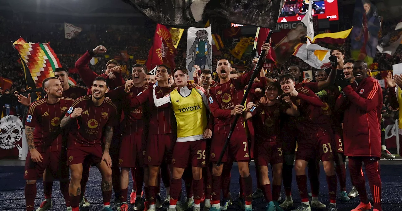 Serie A : La Roma déjoue les pronostics en dominant le derby face à la Lazio (2-0)