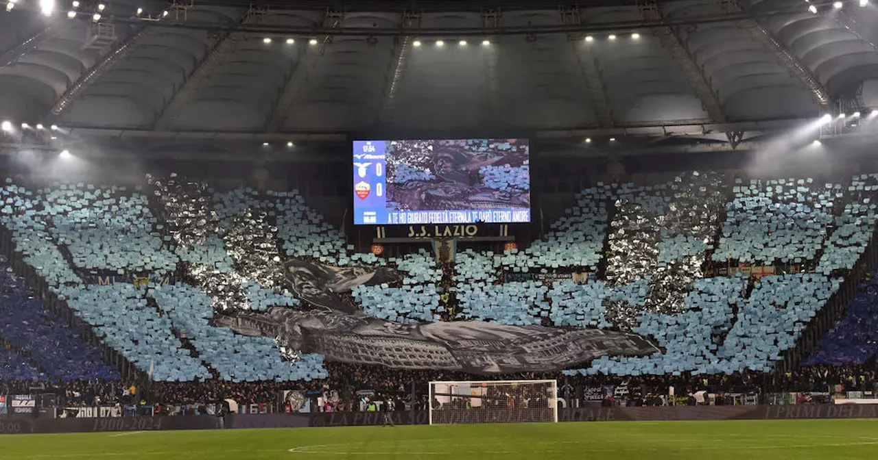 Forze dell'ordine blindano lo stadio Olimpico prima di Roma-Lazio