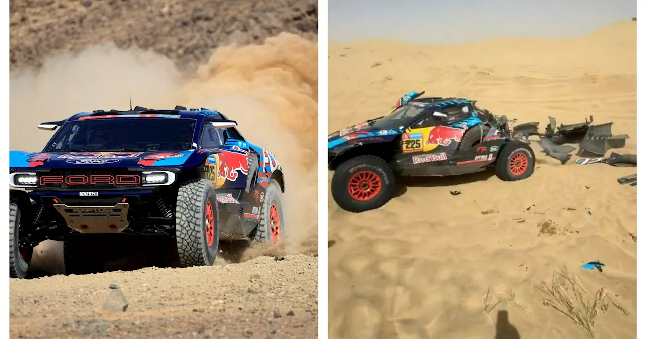 Sainz Capottato nel Dakar, Loeb Nei Guai