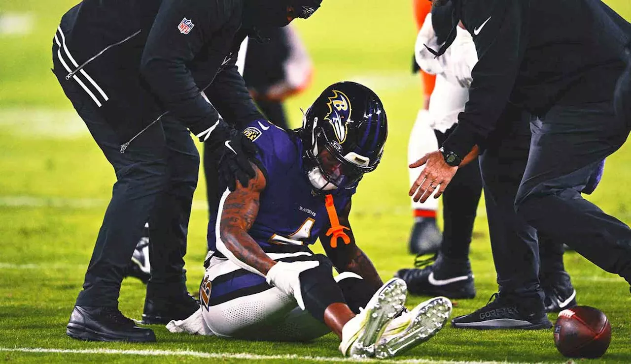 Ravens WR Zay Flowers Week-to-Week With Knee Sprain