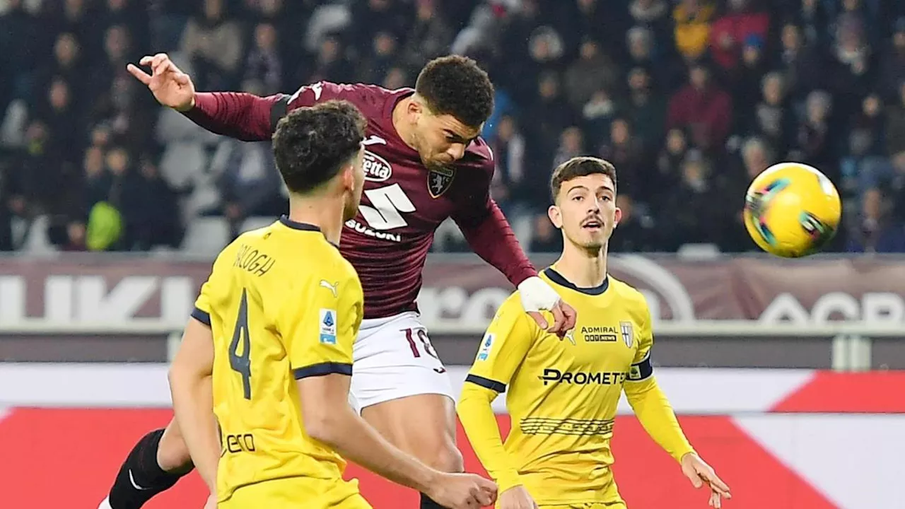 Torino-Parma 1-1: Un punto a testa in un match equilibrato