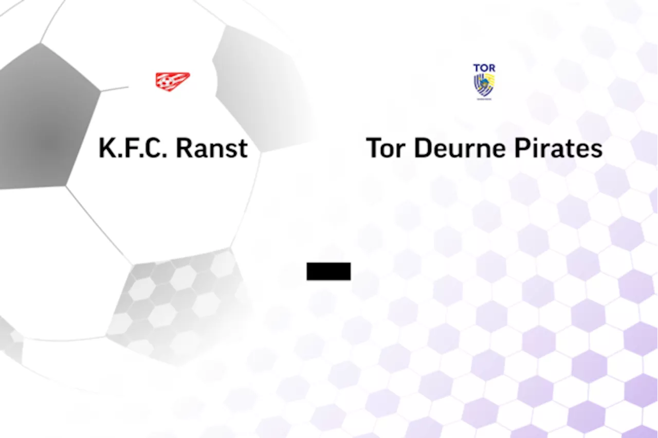 Voetbalwedstrijd Ranst B - TOR Deurne Pirates B Afgeblazen