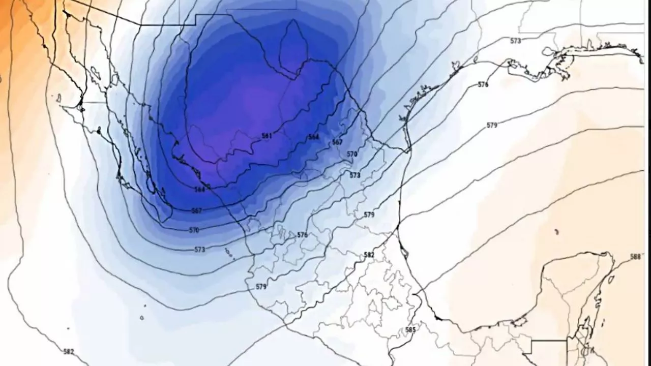 DANA Generará Tiempo Invernal en México del 8 al 11 de Enero