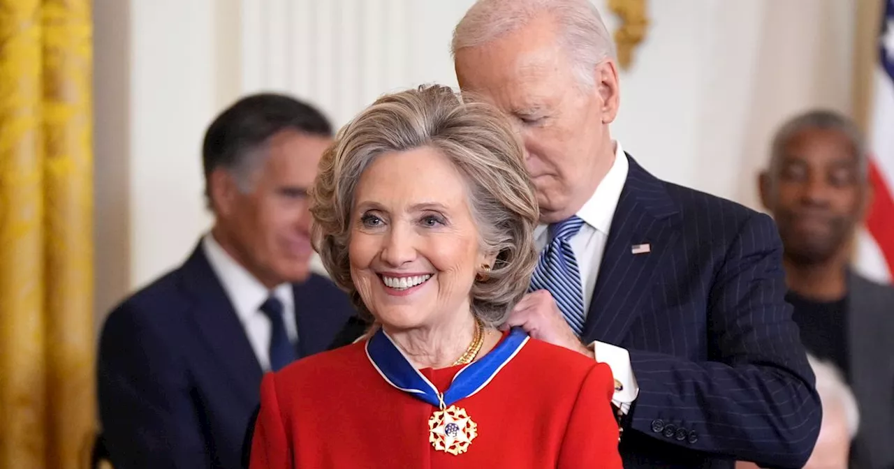 Biden Awards Presidential Medal of Freedom to Clinton, Johnson, Messi and More