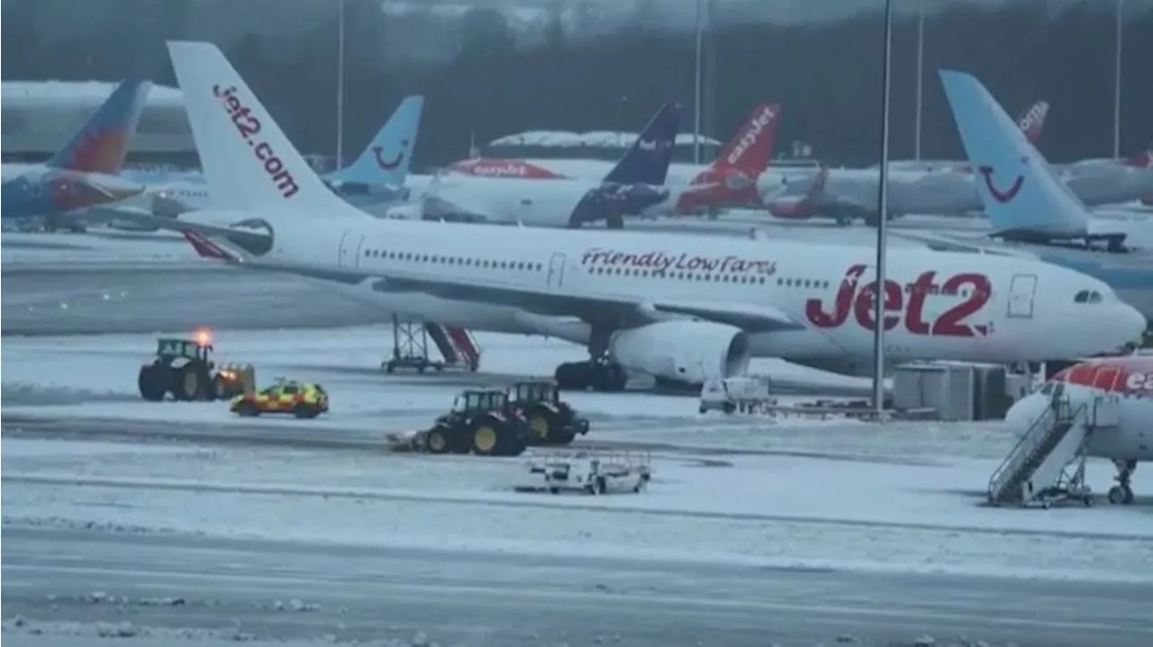 Cierre de Aeropuertos y Disrupciones Ferroviarias por Tormentas de Nieve en Reino Unido y Alemania