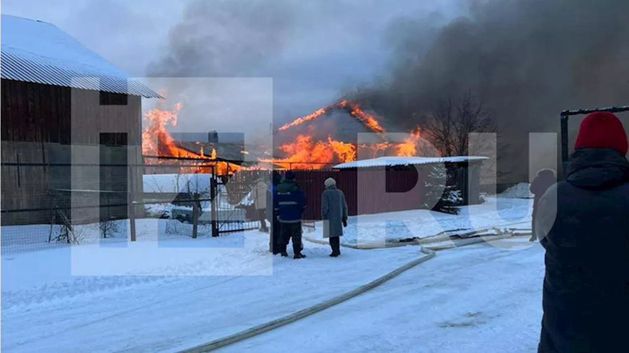 Пожар в многоквартирном доме в Кильмез