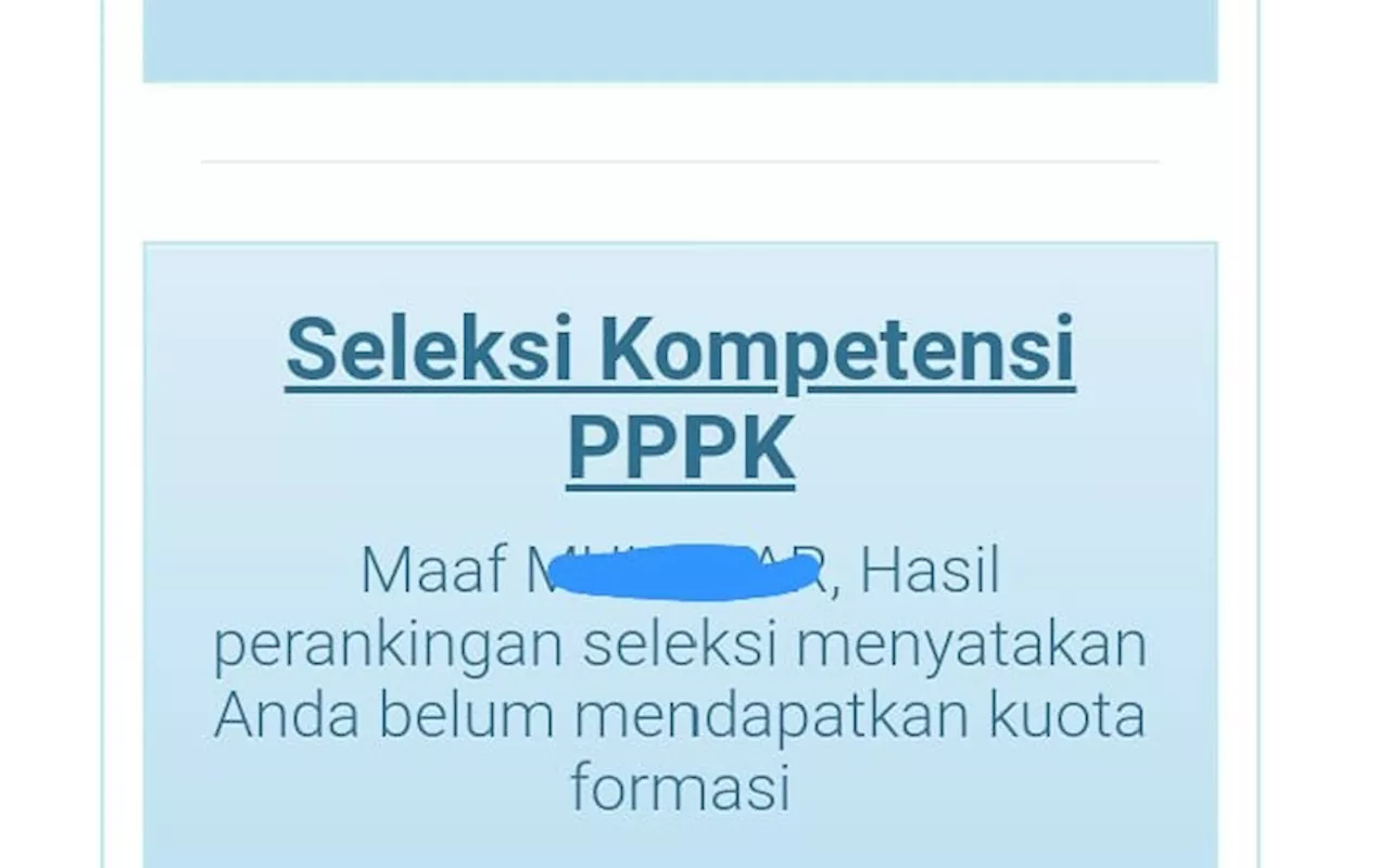 Perubahan Kata di Akun SSCCASN Honorer K2 Diharap Tanda Baik